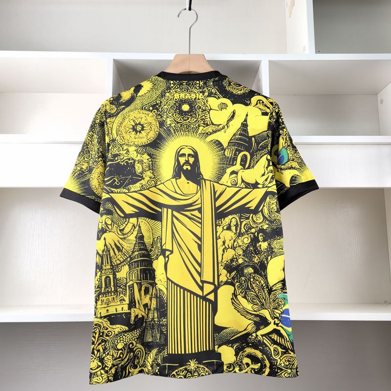 Trikot Brasilien 2024 Christus der Erlöser - Gelb