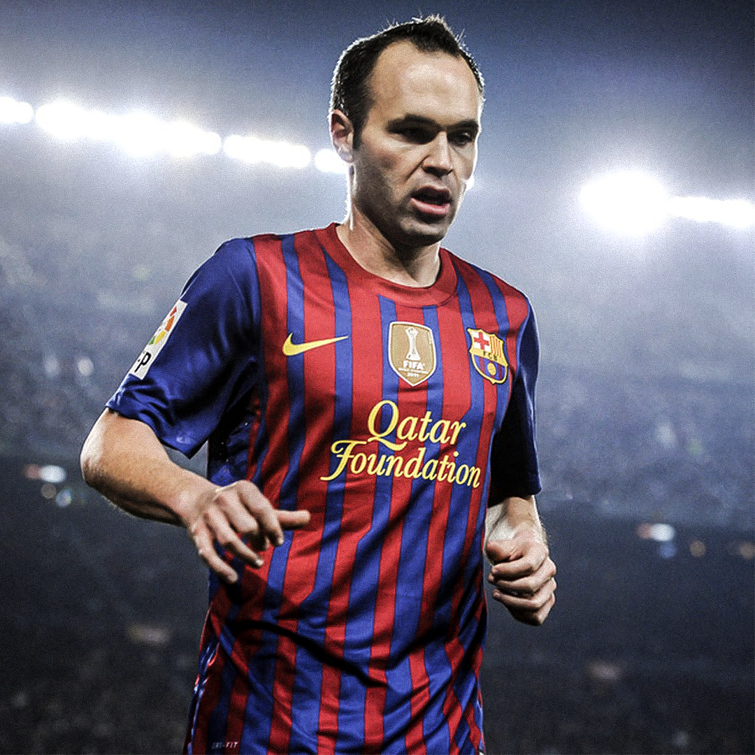 Trikot Iniesta Barcelona 11-12 Legende