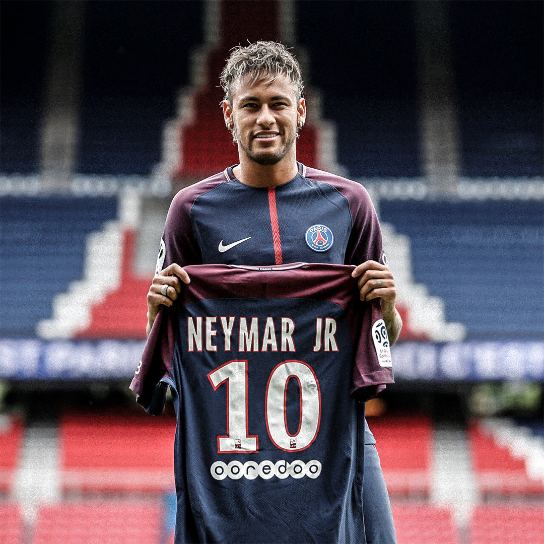 Trikot Neymar Jr PSG 17-18 Legende