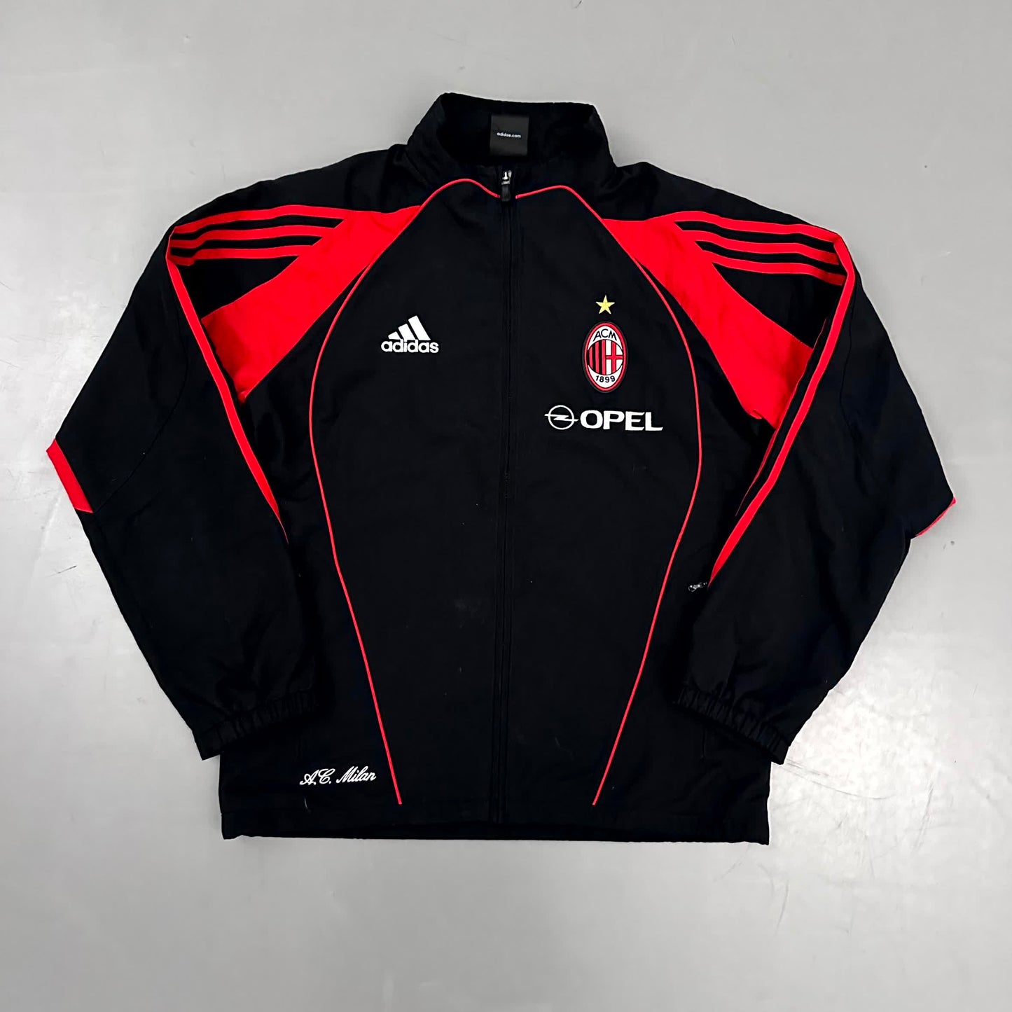 Adidas x AC Mailand Vintage-Jacke 2003/04