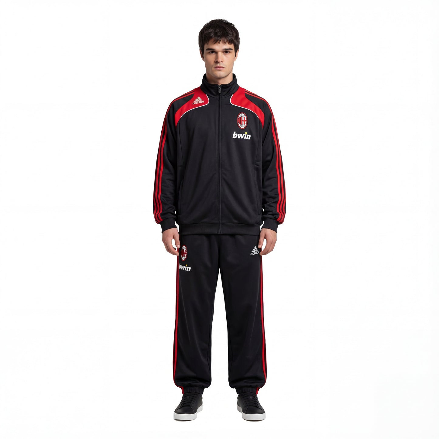Adidas x AC Mailand Vintage-Jacke 2007/08