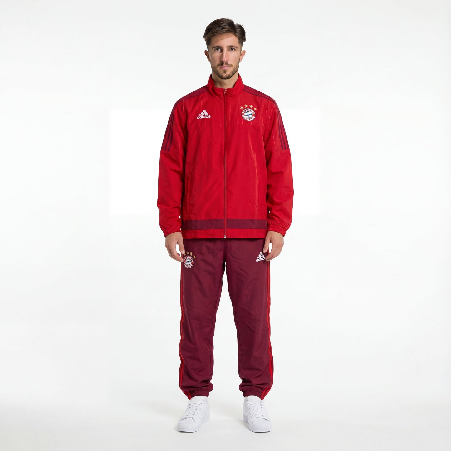 Adidas x FC Bayern Vintage-Jacke 2015/16