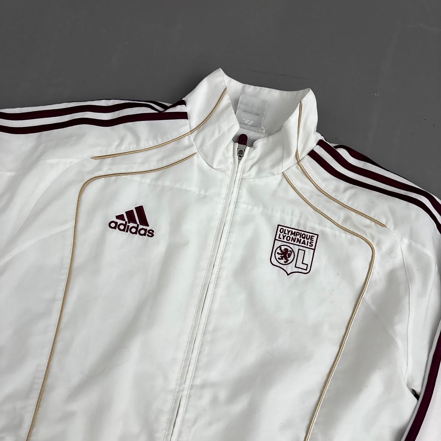 Adidas x Olympique Lyon Vintage-Jacke 2007/08