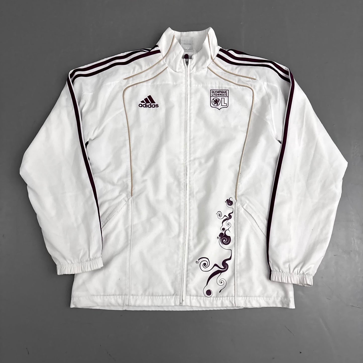 Adidas x Olympique Lyon Vintage-Jacke 2007/08