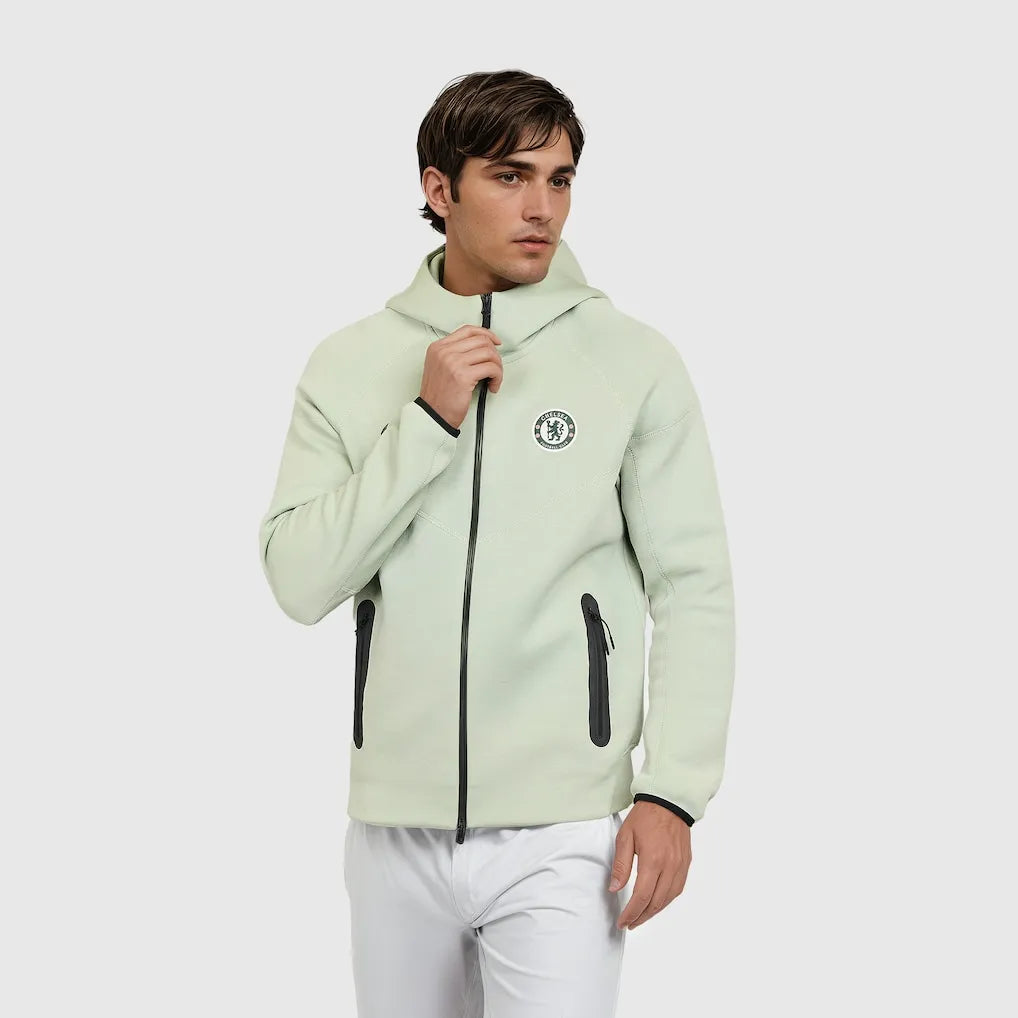 Chelsea 25/26 Tech Fleece Jacke mit durchgehendem Reißverschluss