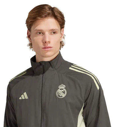 Real Madrid Trainingsjacke 25/26 Dunkeloliv
