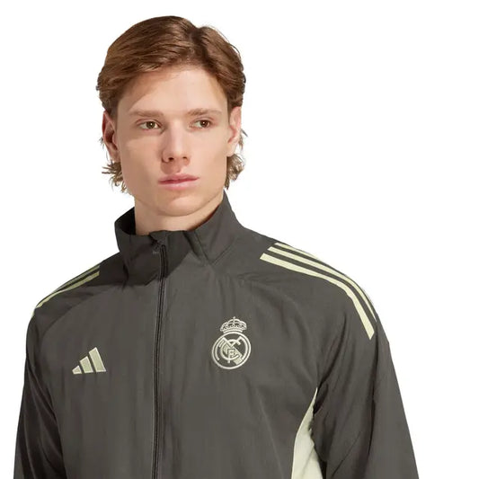 Real Madrid Trainingsjacke 25/26 Dunkeloliv