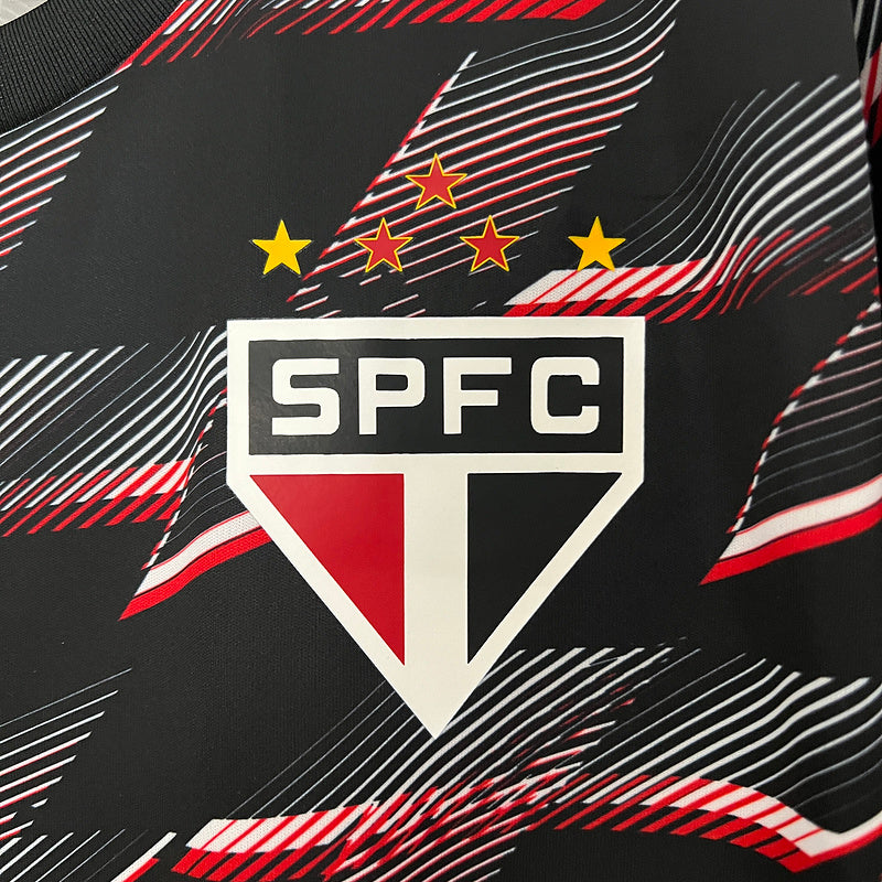 Trikot 24/25 São Paulo Anzug vor dem Spiel