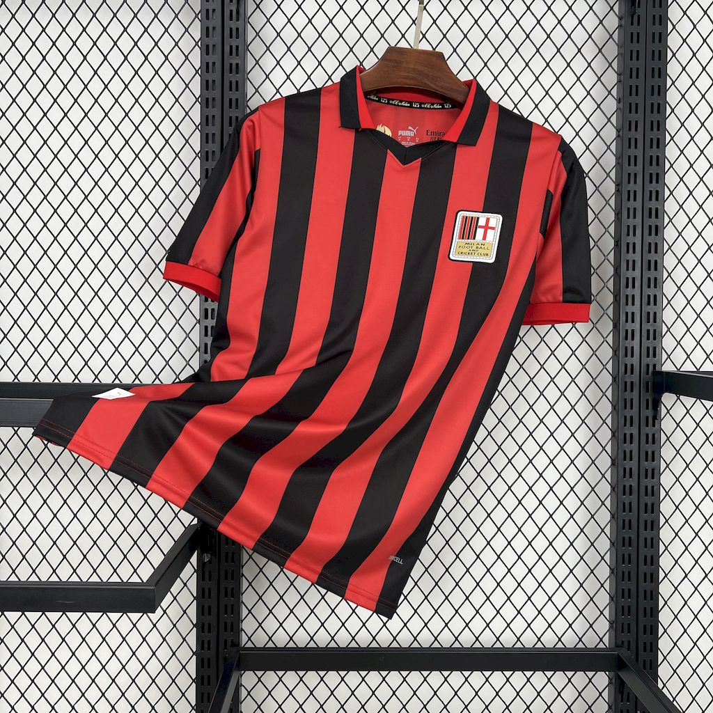 AC Mailand Trikot 24/25, 125 Jahre Jubiläum, Retro