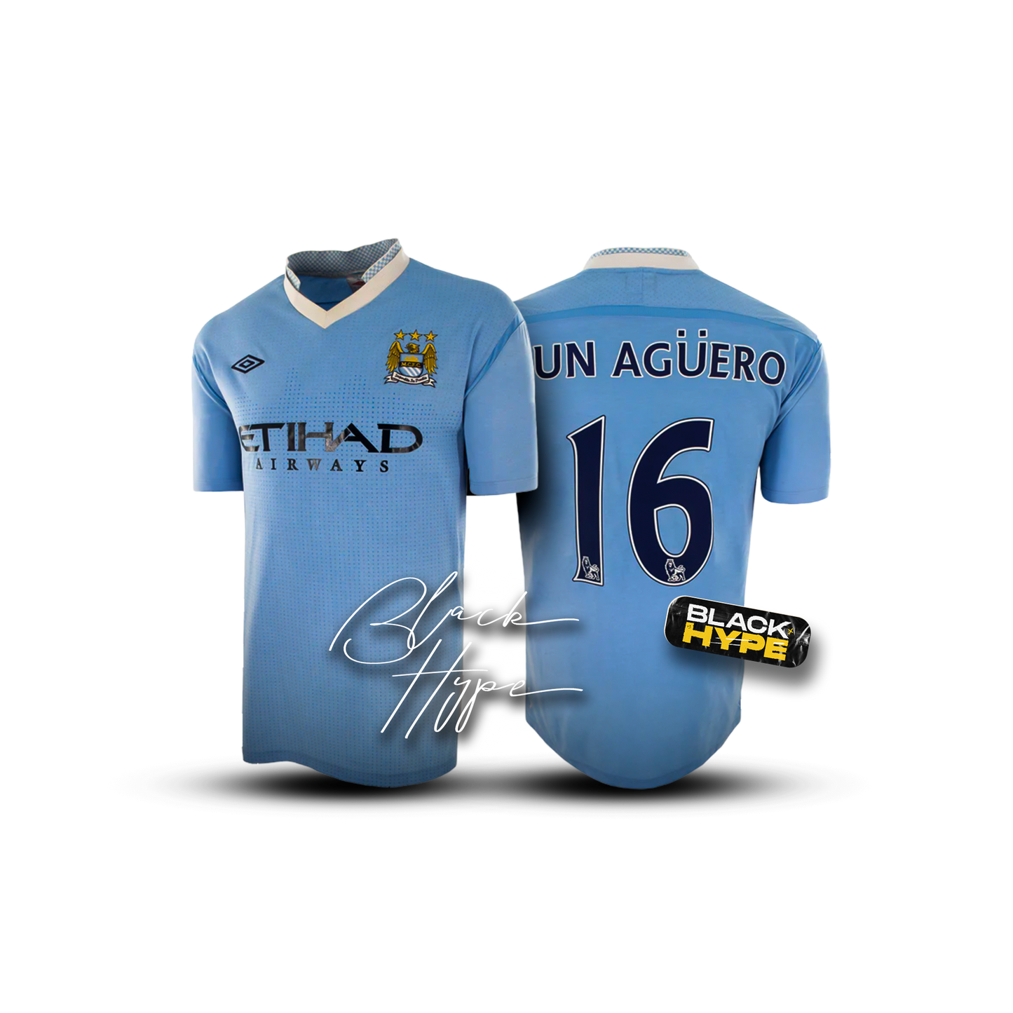 Trikot Agüero Manchester City 11-12 Legende