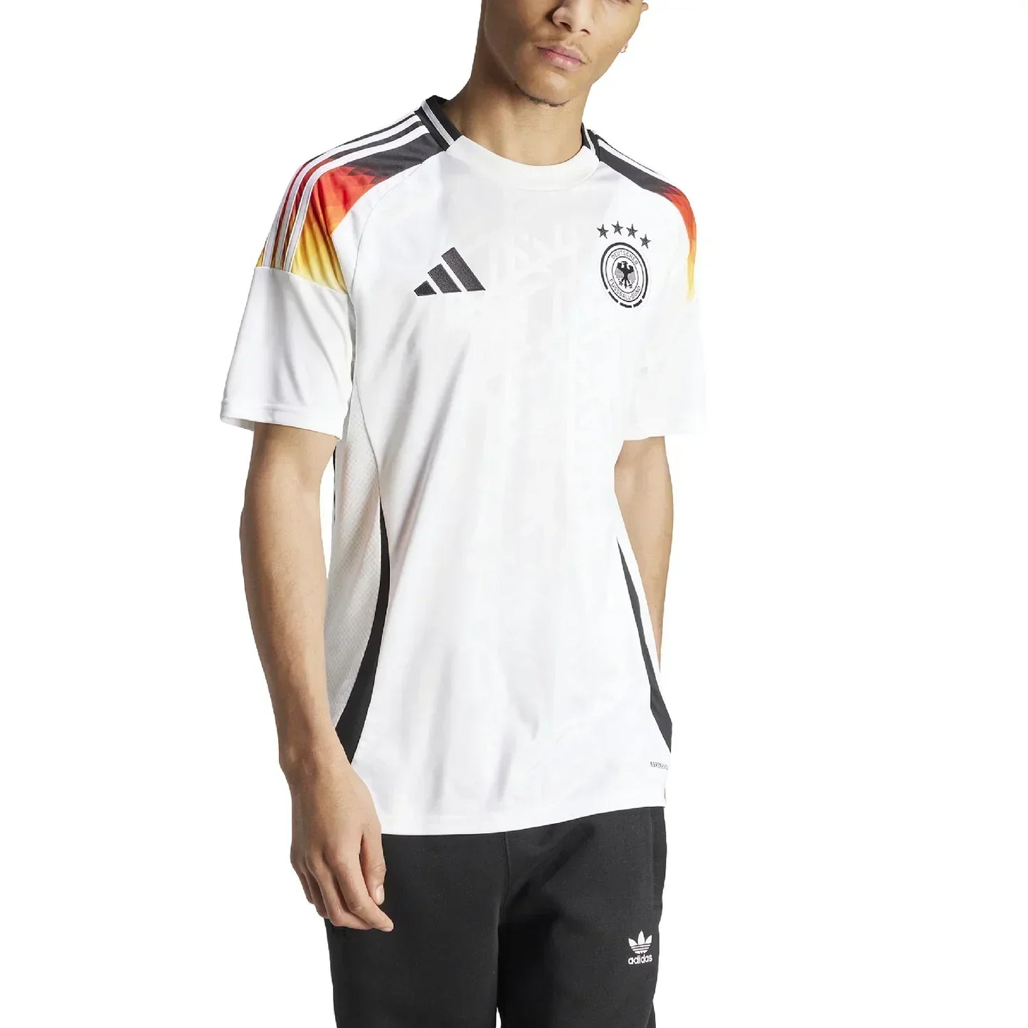 Deutschland Heimtrikot 24/25 ohne Beflockung Fan-Version Adidas Herren - Weiß