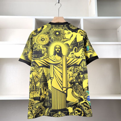 Trikot Brasilien 2024 Christus der Erlöser - Gelb