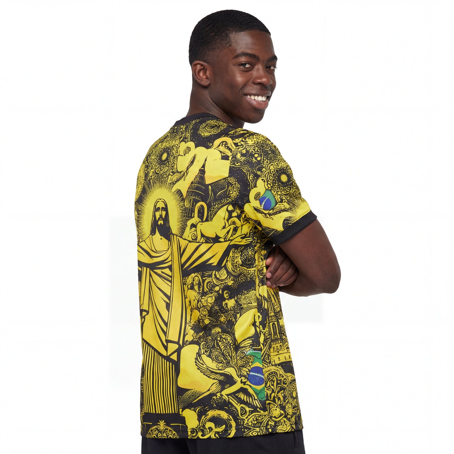 Trikot Brasilien 2024 Christus der Erlöser - Gelb