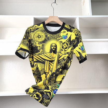 Trikot Brasilien 2024 Christus der Erlöser - Gelb