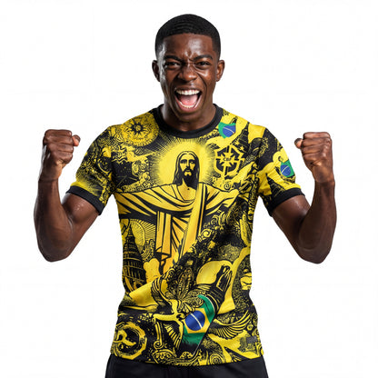 Trikot Brasilien 2024 Christus der Erlöser - Gelb