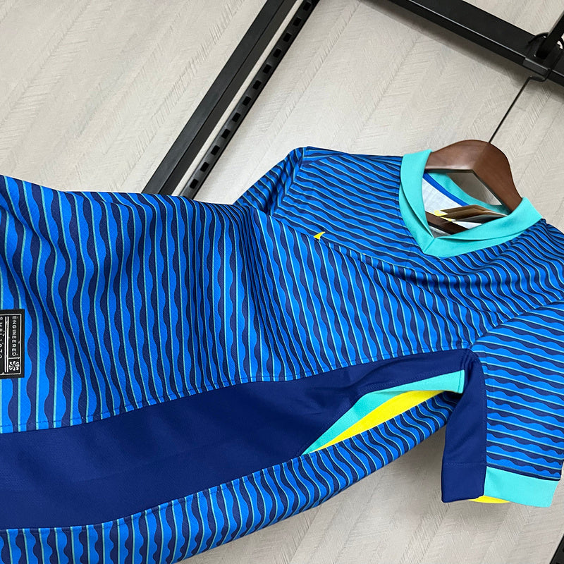Trikot Brasilien 24/25 Blau Auswärts