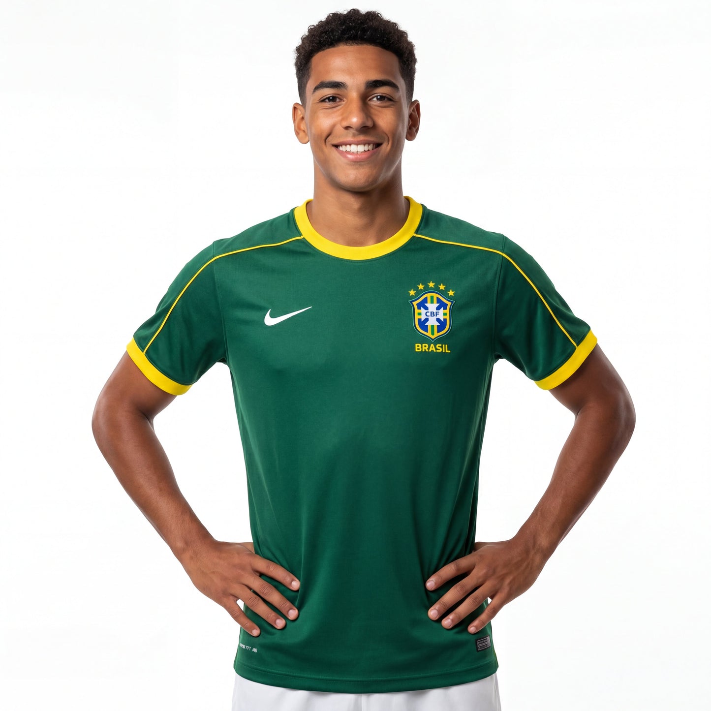 Trikot Brasilien Retro 1997/98 Grün