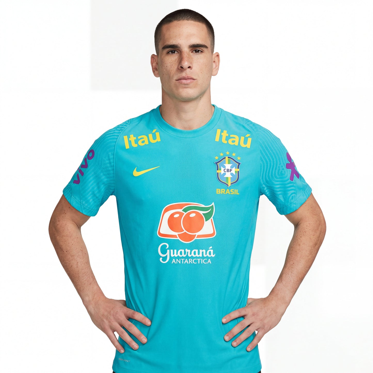 Nike Trainings-Trikot Brasilien - Blau