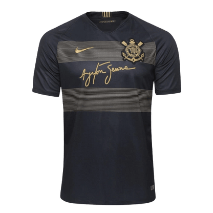 Trikot Corinthians Ayrton Senna 18/19 Retro - Schwarz