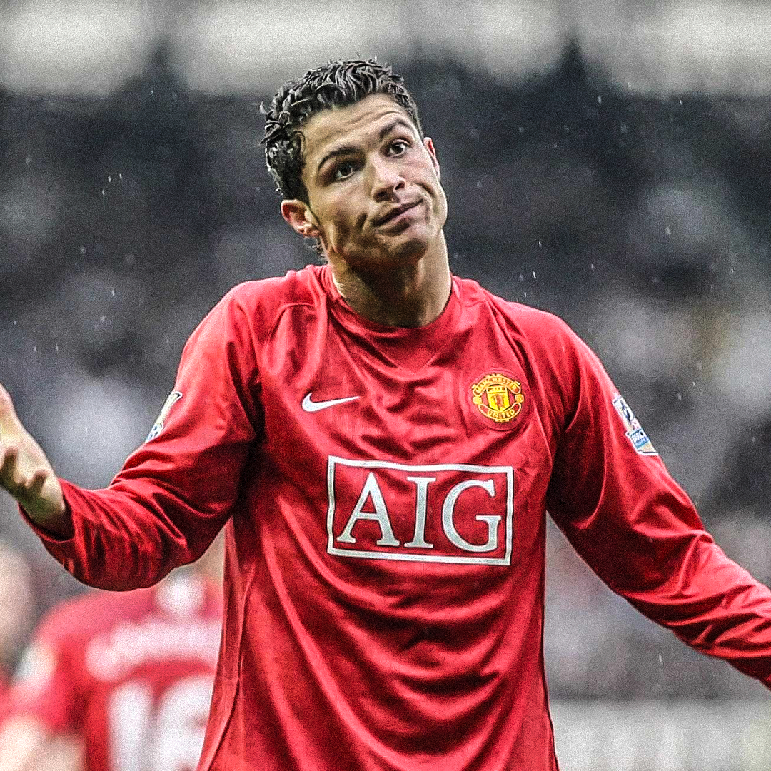 Cristiano Ronaldo Manchester United Legends-Trikot 07-08 - Rot