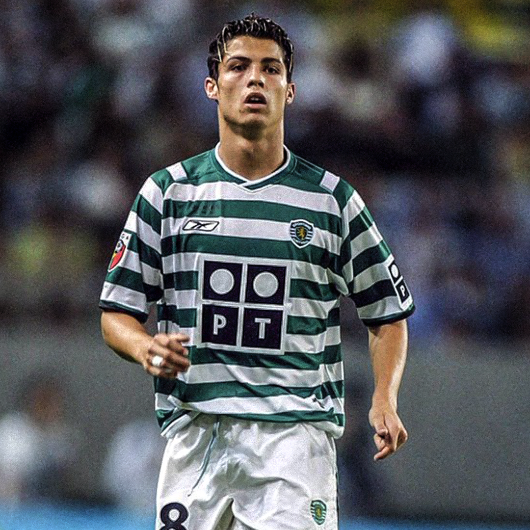Cristiano Ronaldo Trikot Sporting 2002 Legende