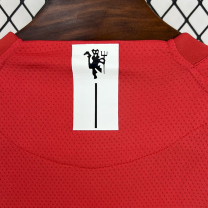 Manchester United Langarm-Trikot Retro 2007/08 Heim UCL