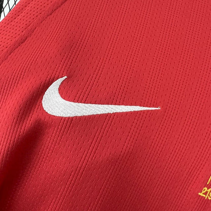 Manchester United Langarm-Trikot Retro 2007/08 Heim UCL