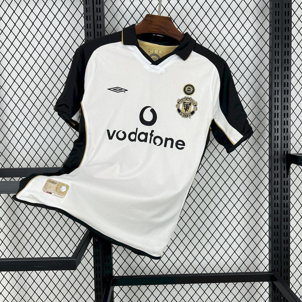 Wendetrikot Manchester United Retro 2001/02 zum 100. Jubiläum