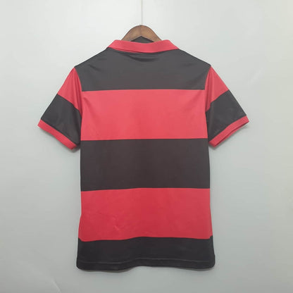 Trikot Flamengo Retro 1982 Rot-Schwarz - Adidas