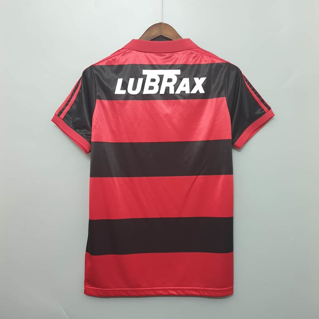 Trikot Flamengo Retro 1990 Rot und Schwarz - Adidas