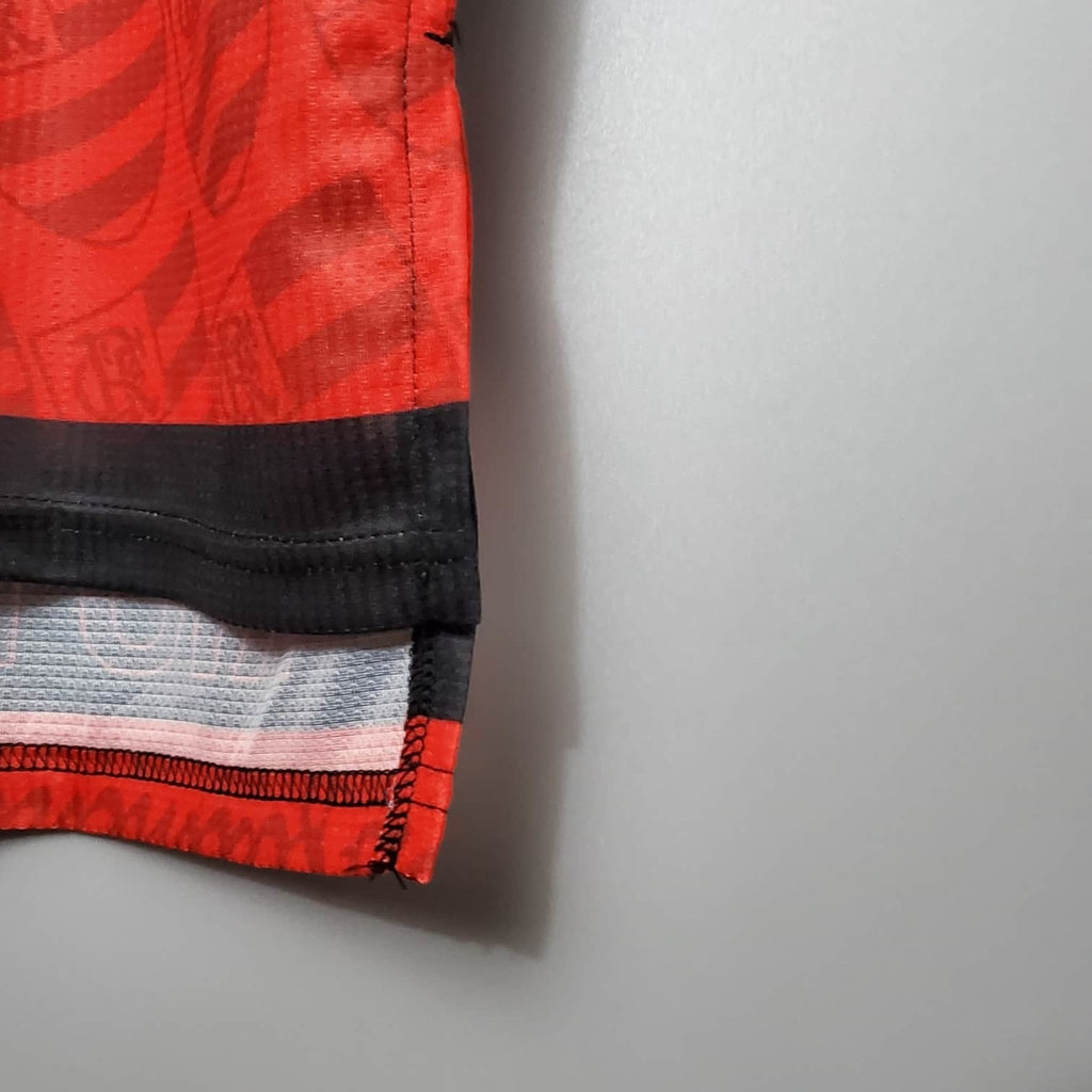 Trikot Flamengo Retro 1995 Rot und Schwarz