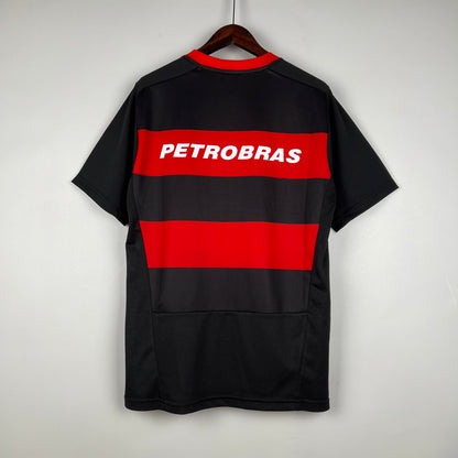 Trikot Flamengo Retro 2002 Rot und Schwarz