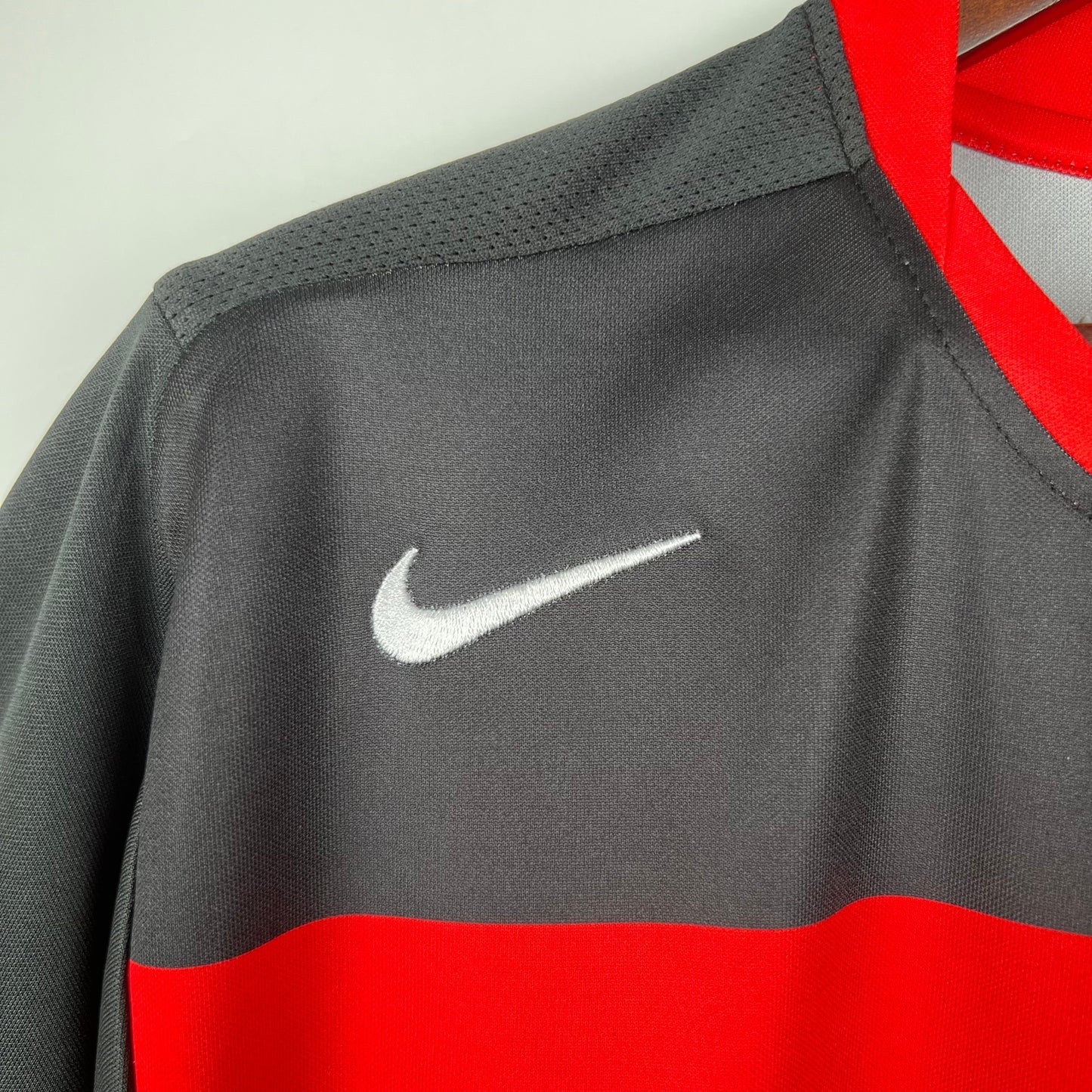 Trikot Flamengo Retro 2002 Rot und Schwarz