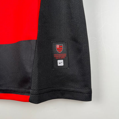 Trikot Flamengo Retro 2002 Rot und Schwarz