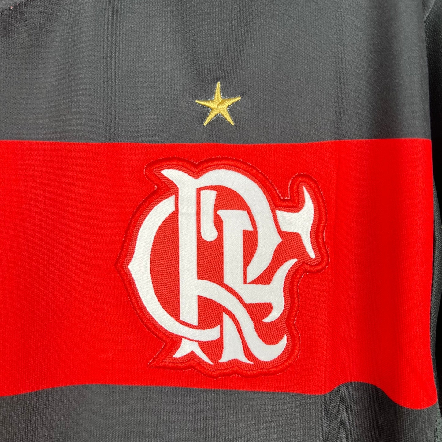 Trikot Flamengo Retro 2002 Rot und Schwarz
