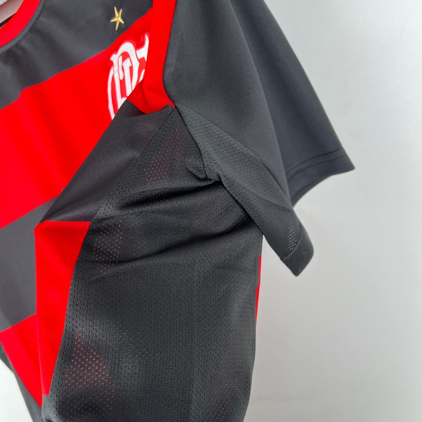 Trikot Flamengo Retro 2002 Rot und Schwarz