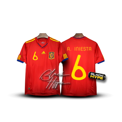 Trikot Iniesta Spanien 2010 Legende