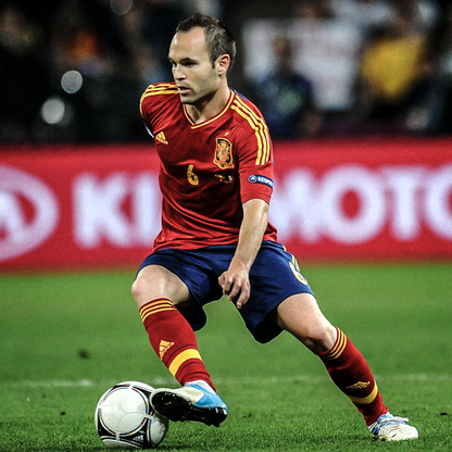 Trikot Iniesta Spanien 2010 Legende