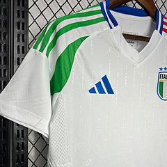 Auswärtstrikot Italien 24/25, Fan-Version, Adidas – Weiß