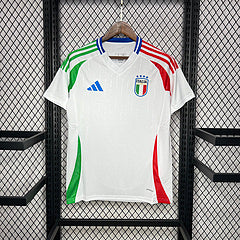 Auswärtstrikot Italien 24/25, Fan-Version, Adidas – Weiß