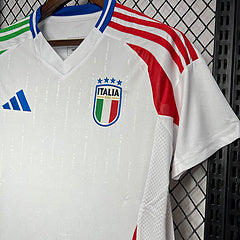 Auswärtstrikot Italien 24/25, Fan-Version, Adidas – Weiß