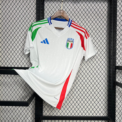 Auswärtstrikot Italien 24/25, Fan-Version, Adidas – Weiß