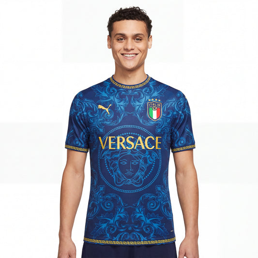 Trikot Italien x Versace - Puma - Blau