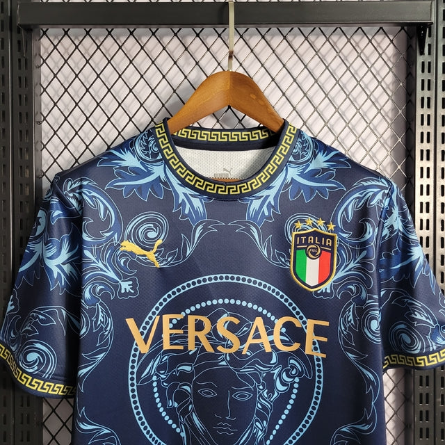 Trikot Italien x Versace - Puma - Blau