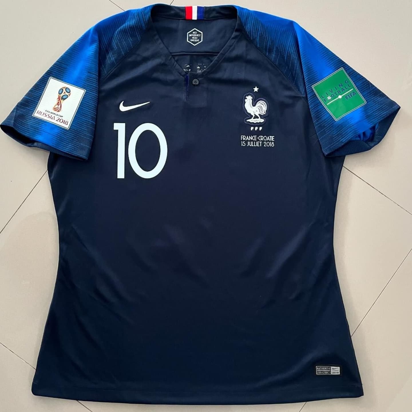 Trikot Mbappé Frankreich 2018 Legende