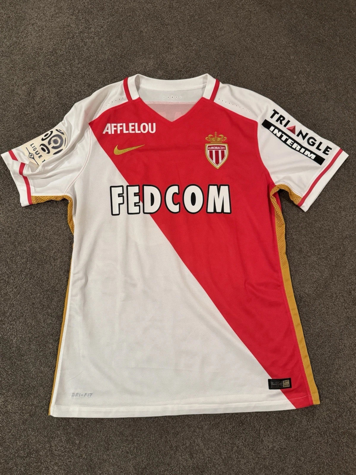 Trikot Mbappé Monaco 16-17 Legende