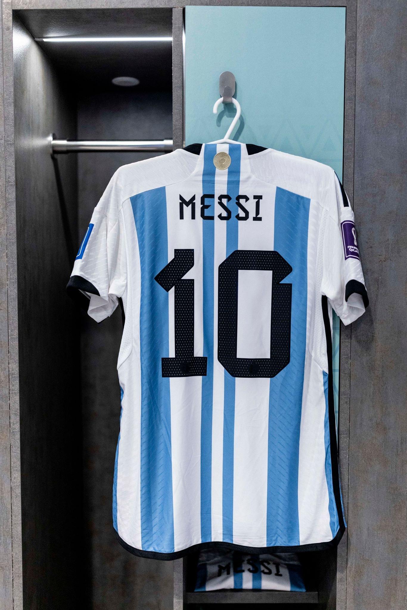 Trikot Messi Argentinien 2022 Legende