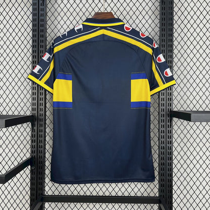 Trikot Parma Retro 1999/00 Auswärts Blau und Gelb