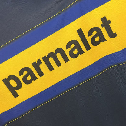 Trikot Parma Retro 1999/00 Auswärts Blau und Gelb