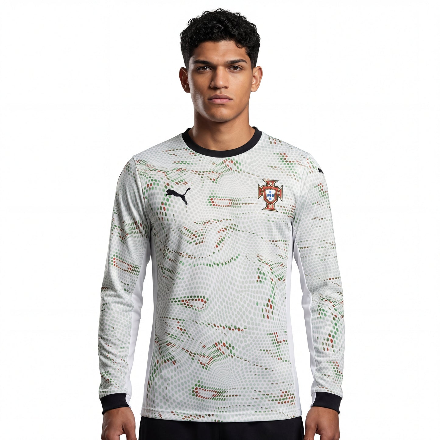 Trikot Portugal Langarm 25/26 - Weiß